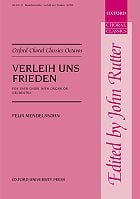 Verleih Uns Frieden SATB choral sheet music cover